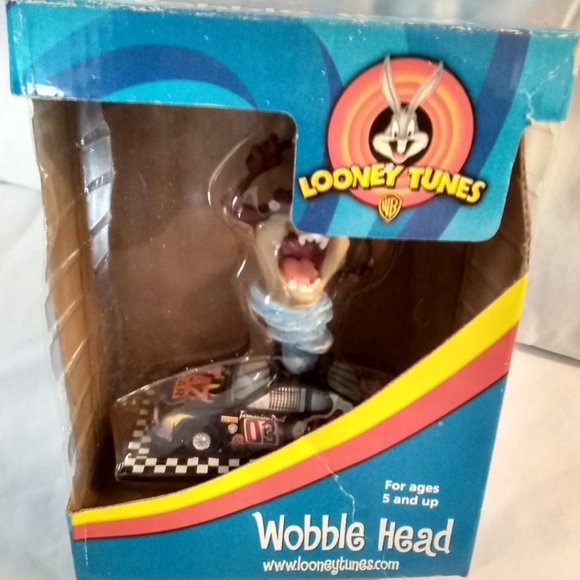 Vintage Tasmanian Devil TAZ CAR Looney Tunes Wobble Head Bobble - Picture 1 of 2